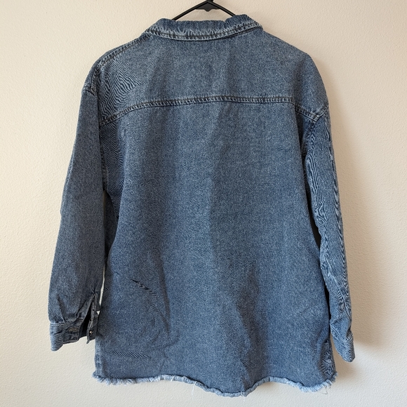 Polagram Denim Shacket - Picture 3 of 9